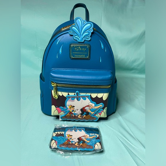 Disney x Loungefly Pinocchio with Gepetto Fleeing from Monstro